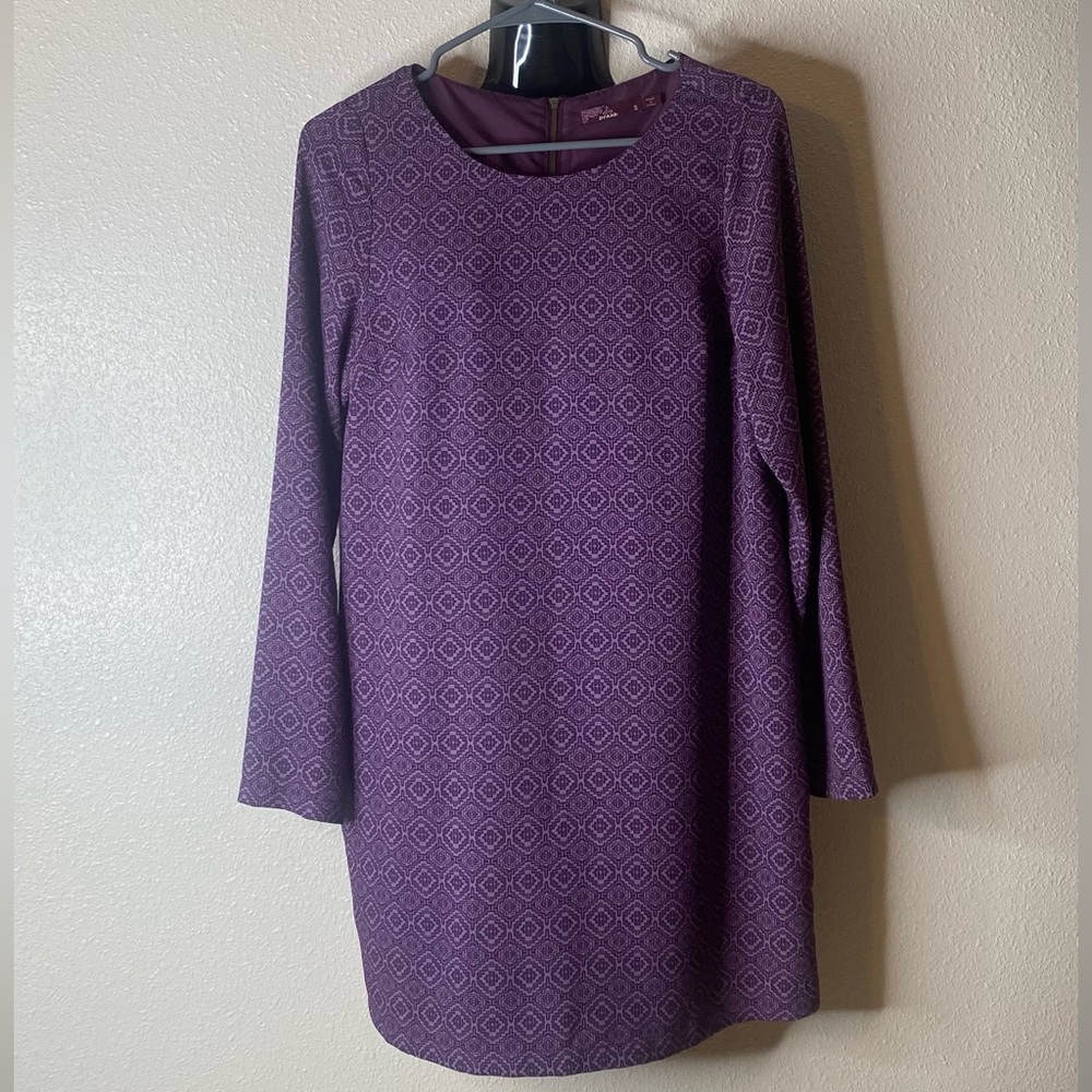 PRANA Purple Geometric Dress - Picture 3 of 7